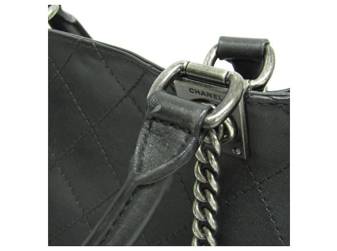 Chanel Coco Mark Diamond Stitch Schulter-Rucksack mit Kette - Ansicht 11