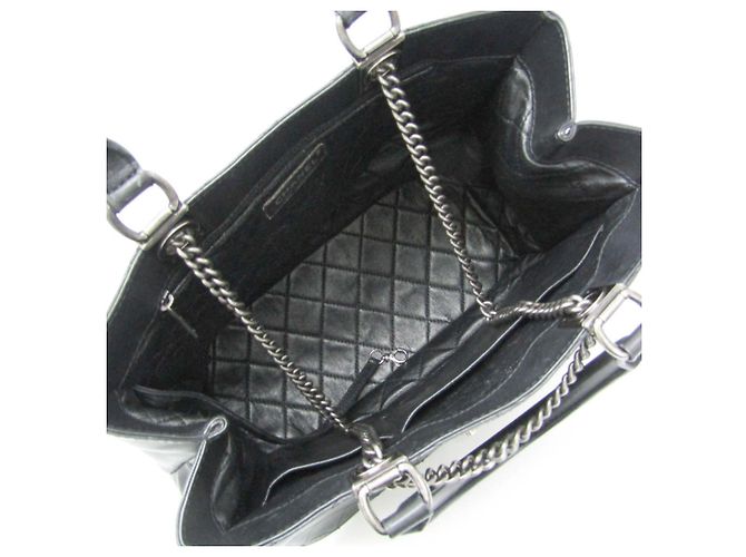 Chanel Coco Mark Diamond Stitch Schulter-Rucksack mit Kette - Ansicht 3