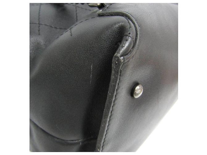 Chanel Coco Mark Diamond Stitch Schulter-Rucksack mit Kette - Ansicht 7