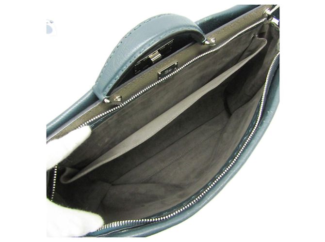 Fendi Selleria Peekaboo 7VA388 Borsa a tracolla porta documenti - vista 4