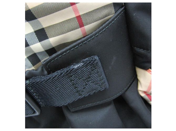 Zaino Burberry Nova Check in nylon - vista 11