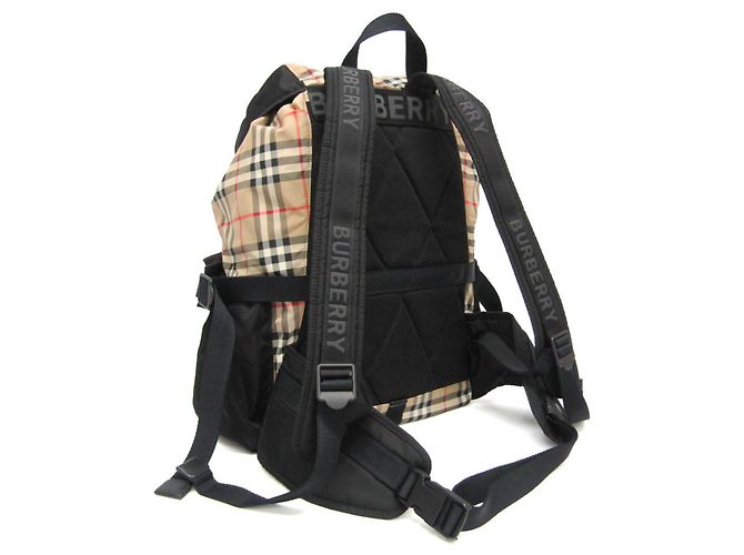 Zaino Burberry Nova Check in nylon - vista 2