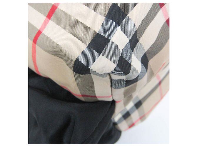 Zaino Burberry Nova Check in nylon - vista 6