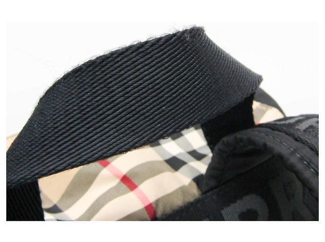 Zaino Burberry Nova Check in nylon - vista 8
