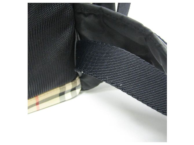 Zaino Burberry Nova Check in nylon - vista 9