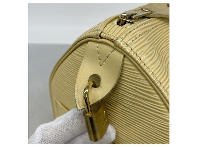 Borsa Louis Vuitton Epi Speedy 25 M4301A Vanilla - vista 8