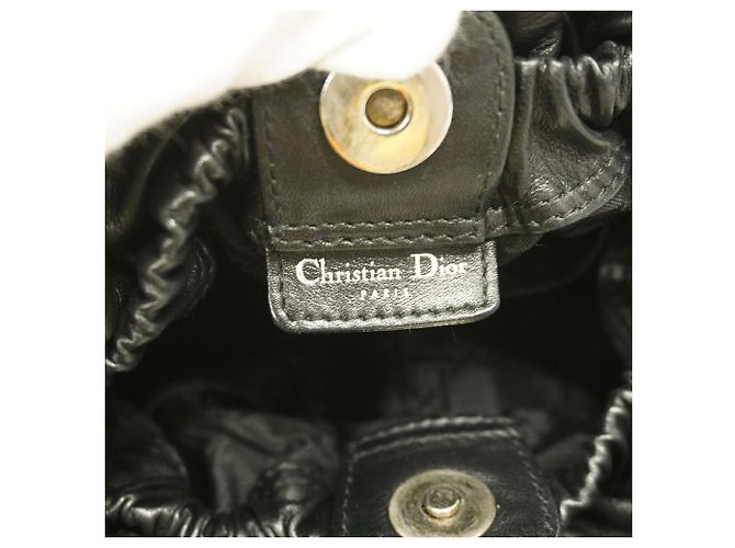 Borsa in pelle Christian Dior Maris Pearl - vista 5