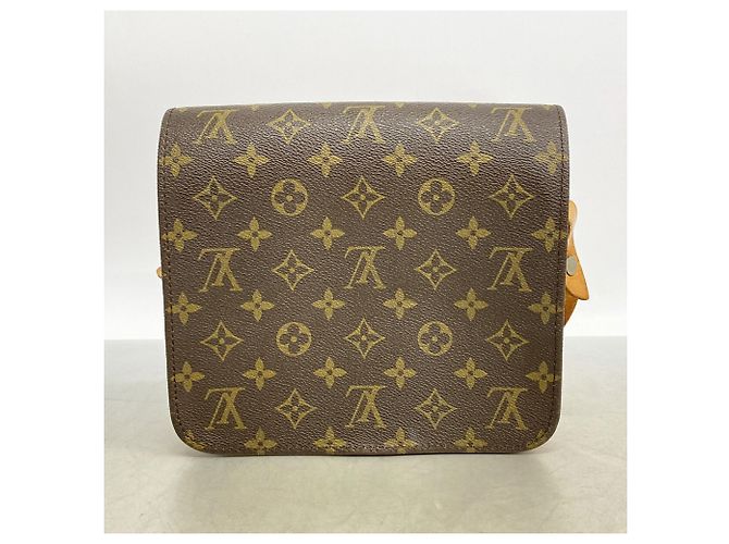 Borsa a tracolla Louis Vuitton Monogram Cartouchiere MM - vista 13