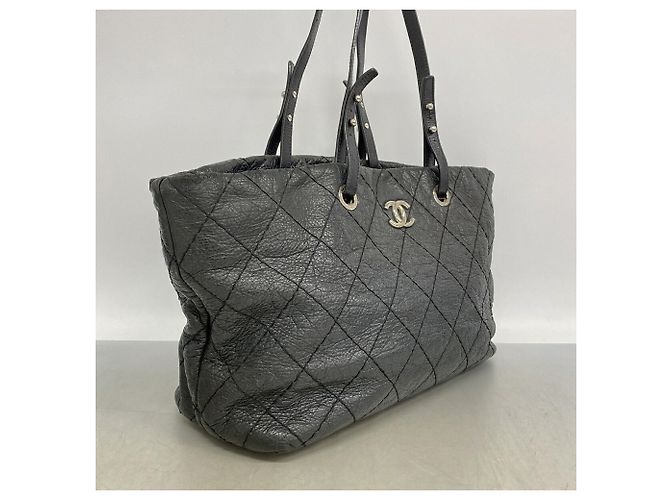 Saco Tote em couro Chanel On the Road - vue 2