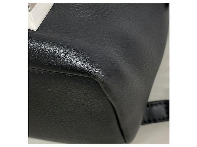 Fendi Black Leather Backpack - view 6