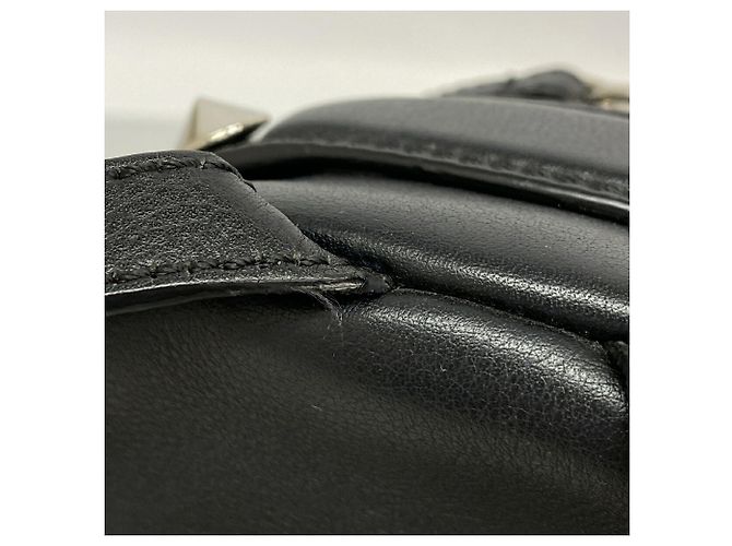 Fendi Black Leather Backpack - view 7