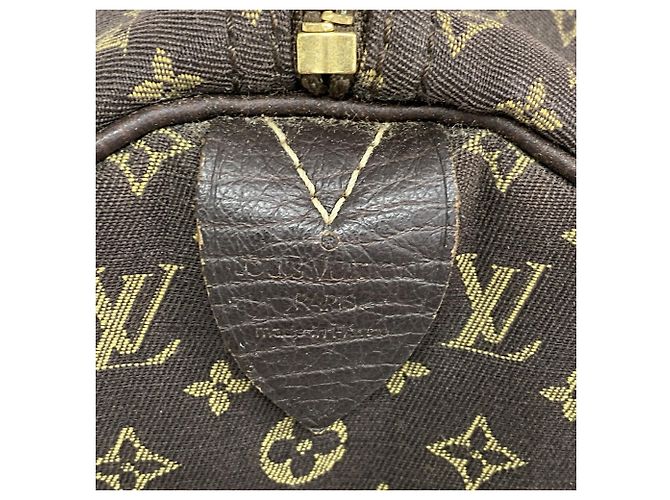 Borsa Louis Vuitton Monogram Mini Lin Speedy 30 - vista 5