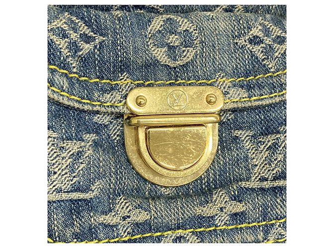 Borsa a mano Louis Vuitton Monogram Denim Neo Speedy - vista 10