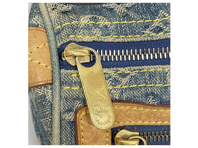 Borsa a mano Louis Vuitton Monogram Denim Neo Speedy - vista 8