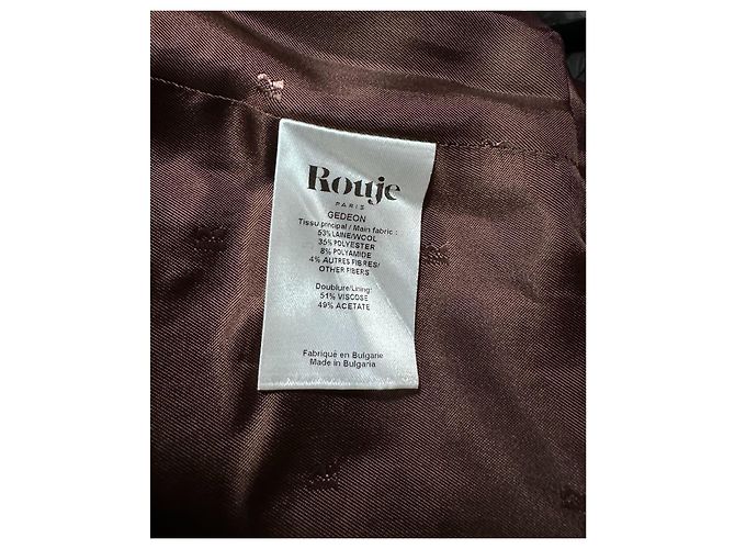 Rouje Veste Gedeon imprimé léopard en mélange de laine - vue 6