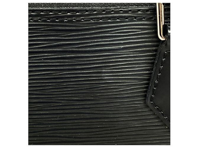 Sac à main Louis Vuitton Alma BB en cuir Epi Noir - vue 7