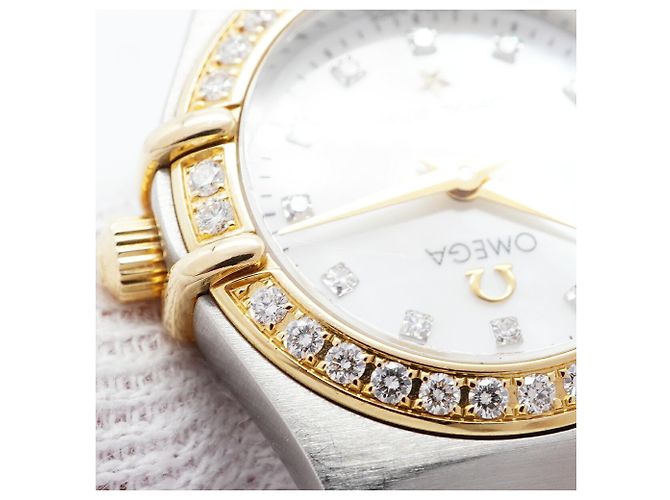 Relógio Omega Constellation Mini Bezel de Diamantes - vista 8