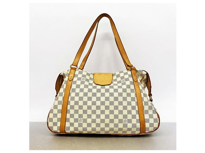 Borsa a spalla Louis Vuitton Damier Azur Streza GM - vista 10