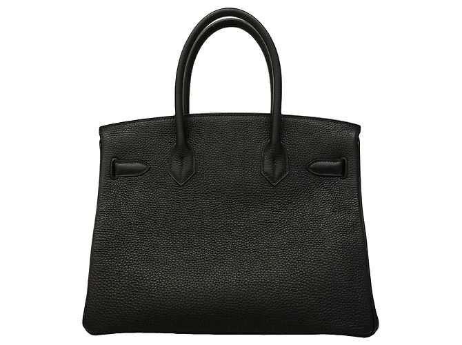 Hermès Borsa Hermes Birkin 30 in pelle Togo nera - vista 6