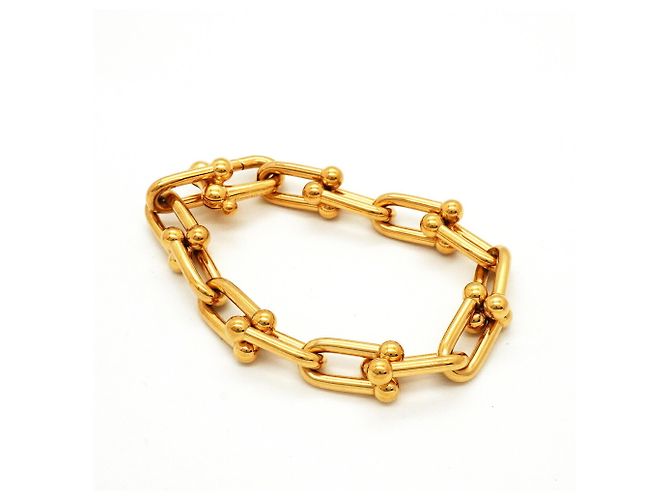 Autre Marque Bracciale con charm Tiffany & Co. in oro giallo 18K - vista 2