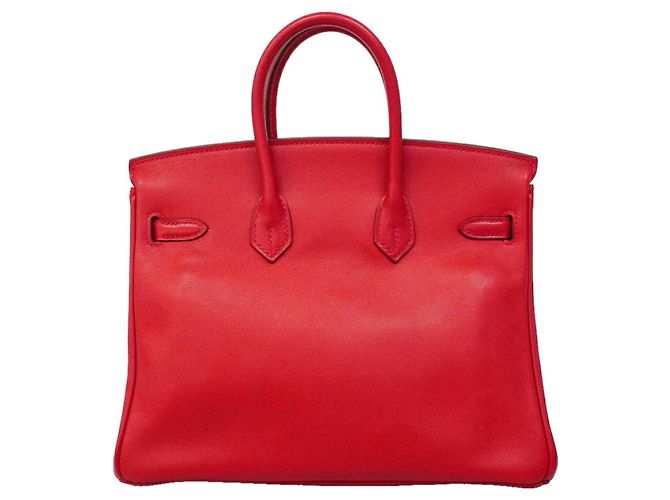 Hermès Borsa Hermes Birkin 25 in pelle Swift - vista 10