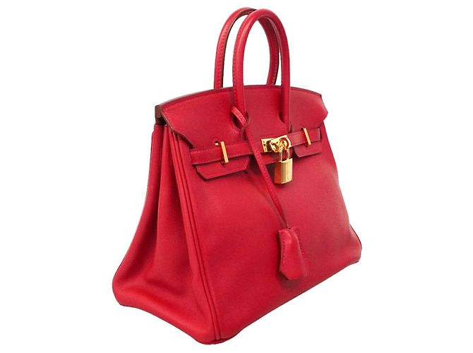 Hermès Borsa Hermes Birkin 25 in pelle Swift - vista 2