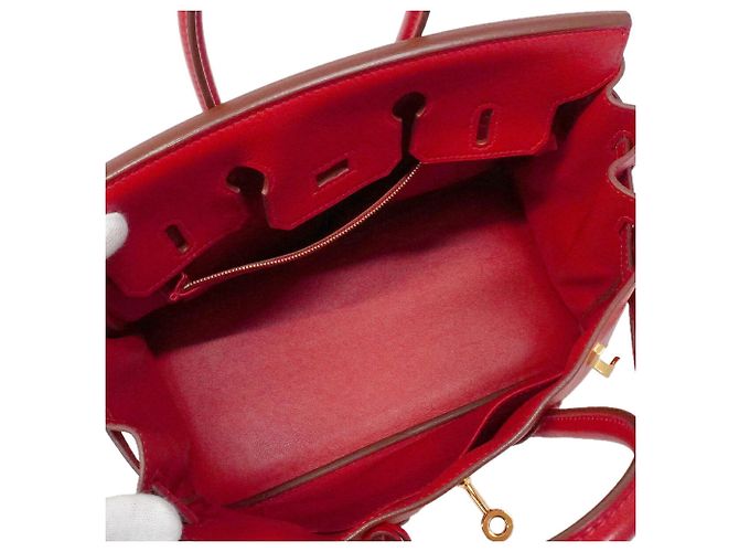 Hermès Borsa Hermes Birkin 25 in pelle Swift - vista 4