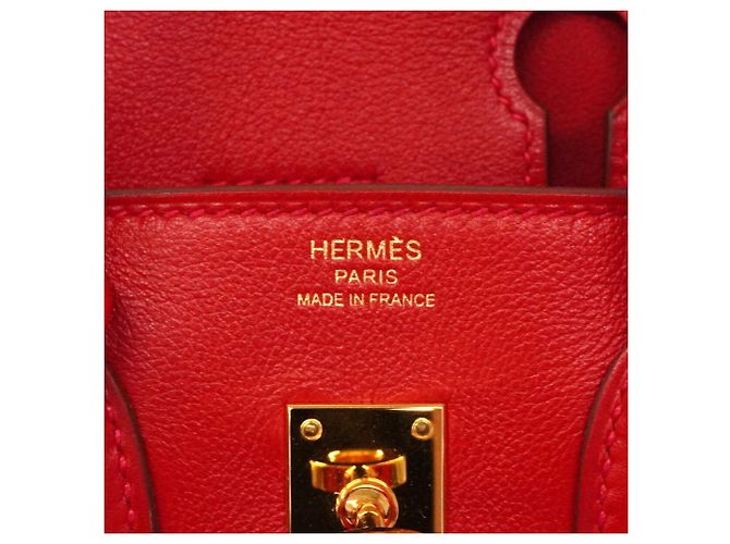 Hermès Borsa Hermes Birkin 25 in pelle Swift - vista 5
