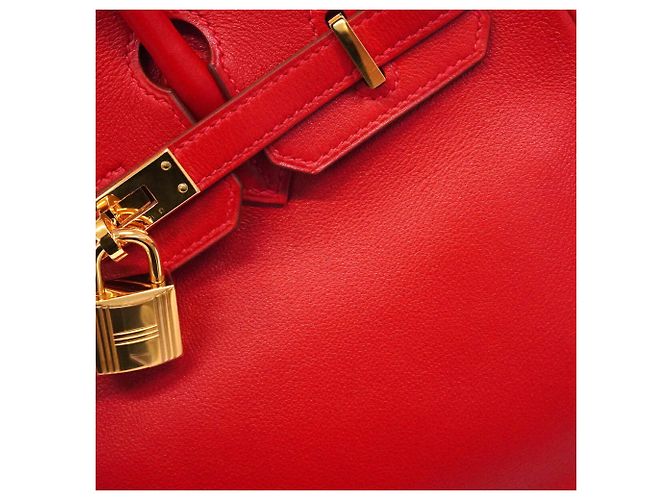 Hermès Borsa Hermes Birkin 25 in pelle Swift - vista 8