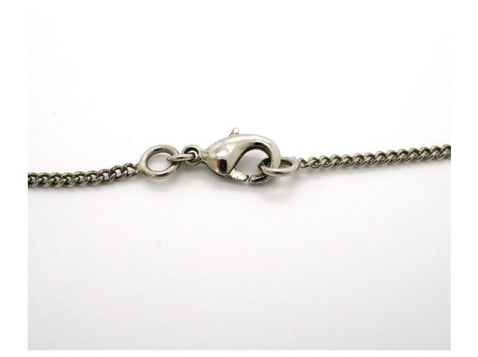 Collana Chanel Argento con logo Coco - vista 4