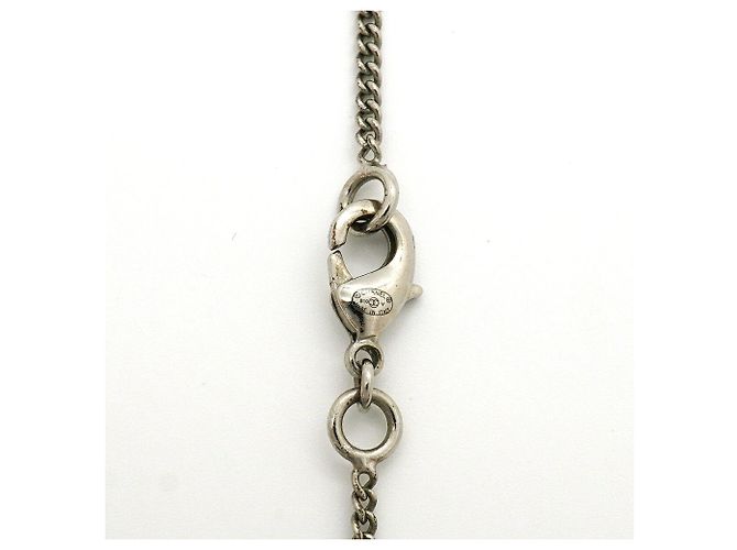 Collana Chanel Argento con logo Coco - vista 5