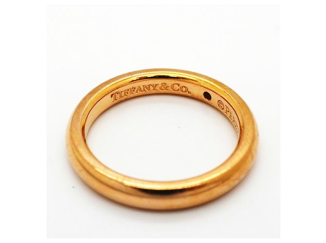 Autre Marque Tiffany & Co. Ehering aus Roségold mit Diamanten - Ansicht 4