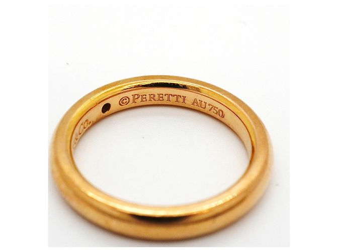 Autre Marque Tiffany & Co. Ehering aus Roségold mit Diamanten - Ansicht 5