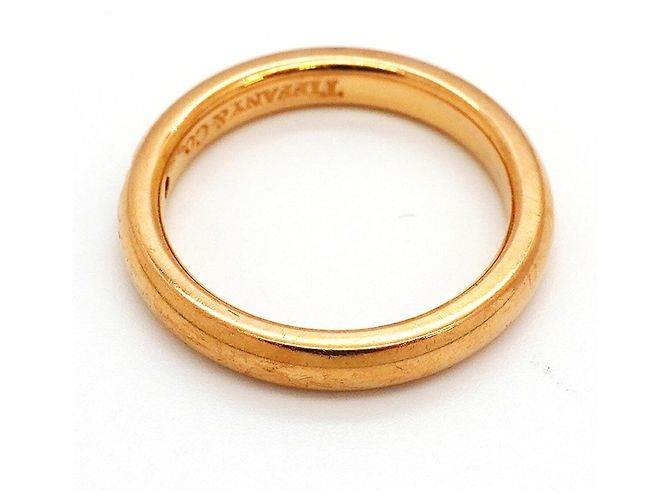 Autre Marque Tiffany & Co. Ehering aus Roségold mit Diamanten - Ansicht 8