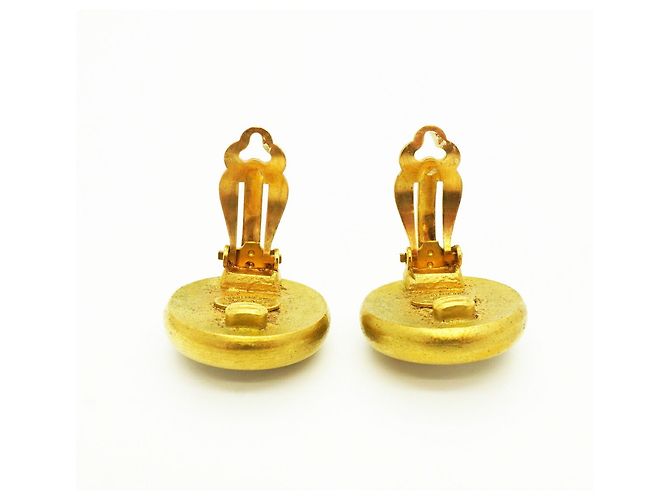 Orecchini a clip placcati oro Chanel - vista 6