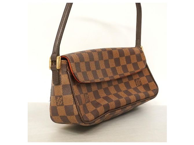 Borsa a spalla Louis Vuitton Damier Recoleta N51299 Ebene - vista 2