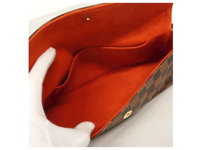 Borsa a spalla Louis Vuitton Damier Recoleta N51299 Ebene - vista 4