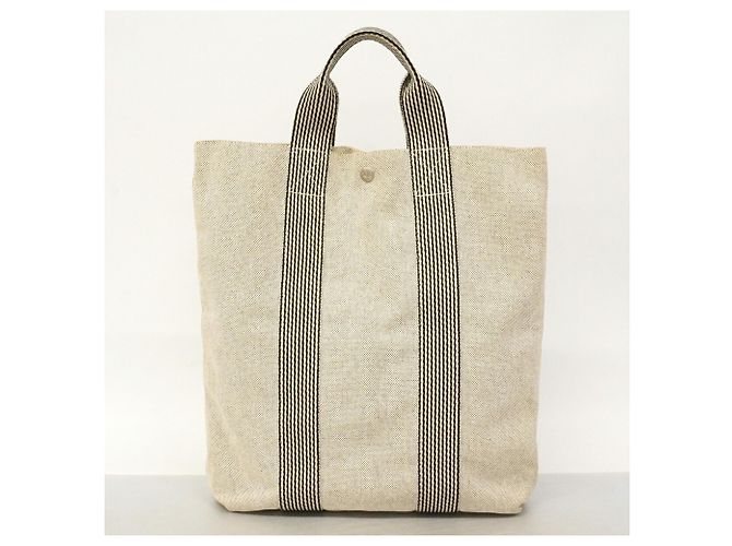 Hermès Sac Cabas Fourre-Tout Hermes Noir - vue 10