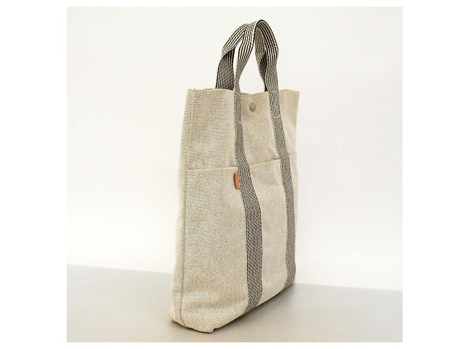 Hermès Sac Cabas Fourre-Tout Hermes Noir - vue 2