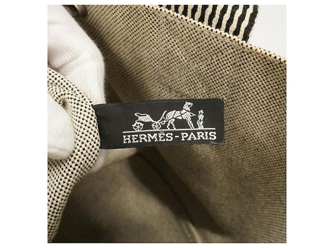 Hermès Sac Cabas Fourre-Tout Hermes Noir - vue 5