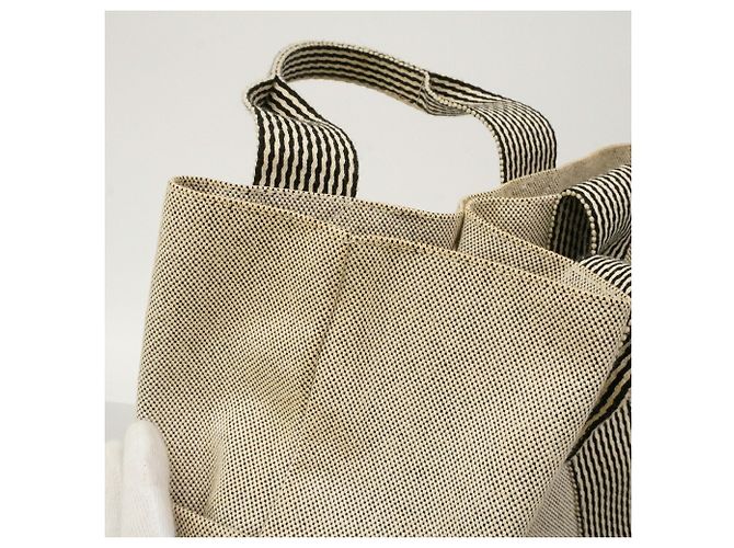 Hermès Sac Cabas Fourre-Tout Hermes Noir - vue 7