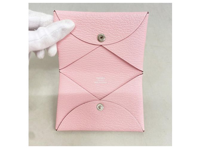 Hermès Tarjetero Hermes Calvi Chevre Mysore - vista 6