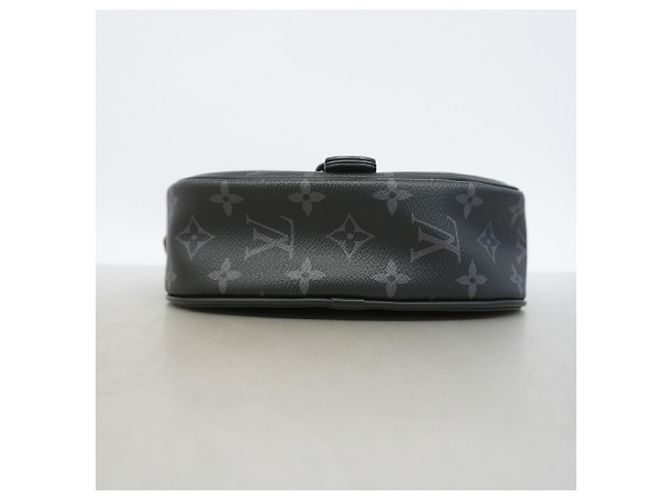 Borsa a tracolla Louis Vuitton Monogram Eclipse Montsouris PM - vista 3