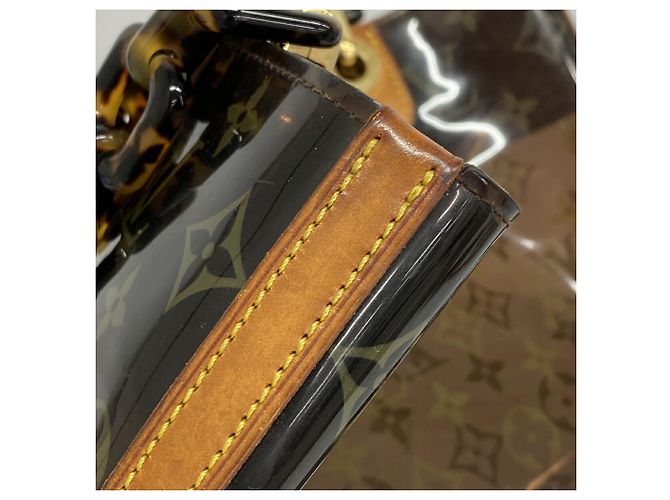 Borsa Tote Louis Vuitton Monogram Vinyl Cabas Ambre MM - vista 11