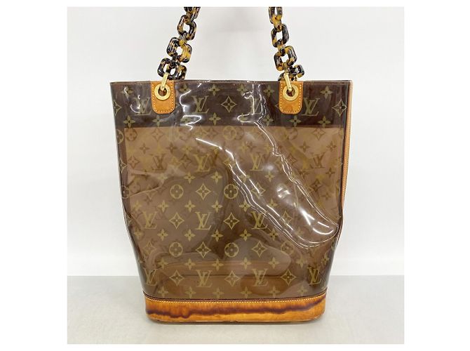Borsa Tote Louis Vuitton Monogram Vinyl Cabas Ambre MM - vista 14