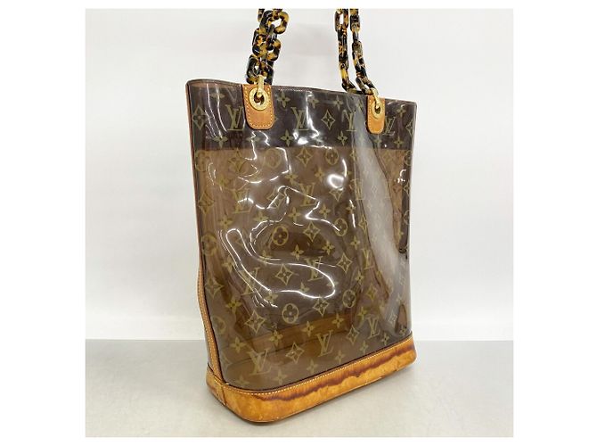 Borsa Tote Louis Vuitton Monogram Vinyl Cabas Ambre MM - vista 2