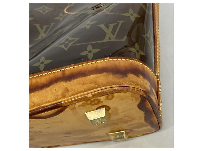 Borsa Tote Louis Vuitton Monogram Vinyl Cabas Ambre MM - vista 6