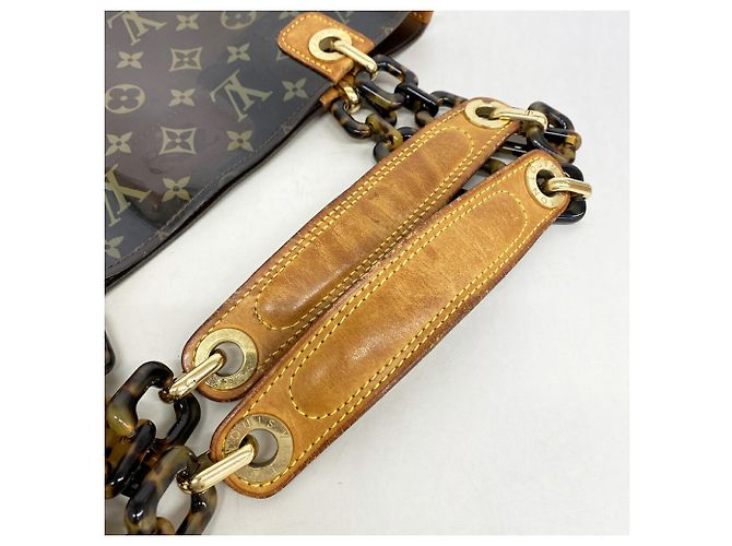 Borsa Tote Louis Vuitton Monogram Vinyl Cabas Ambre MM - vista 9