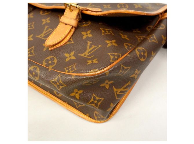 Borsa a tracolla Louis Vuitton Monogram Gibeciere GM - vista 9