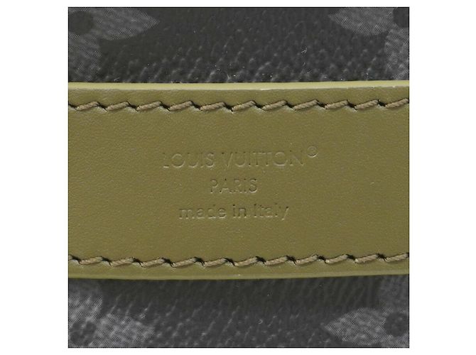 Borsa Louis Vuitton Monogram Eclipse Keepall Bandoulière 25 - vista 5